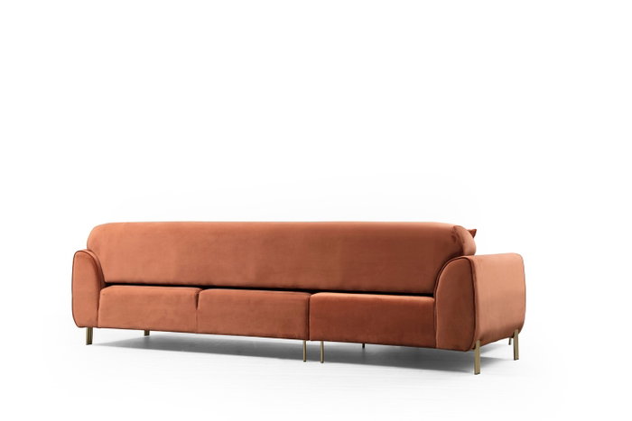 Atelier Del Sofa Sofá-Cama de Esquina Image Corner Left Cinnamon Atelier Del Sofa Sofá-Cama de Esquina Image Corner Left Cinnamon